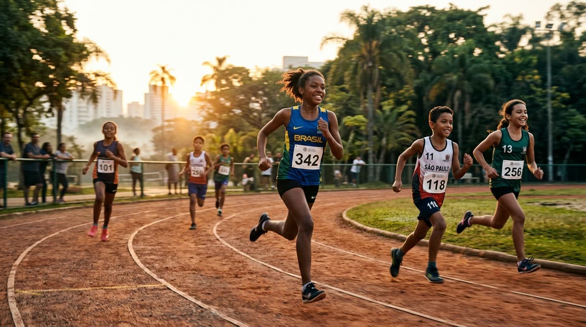 Atleta se inscrevendo em edital público de fomento ao esporte